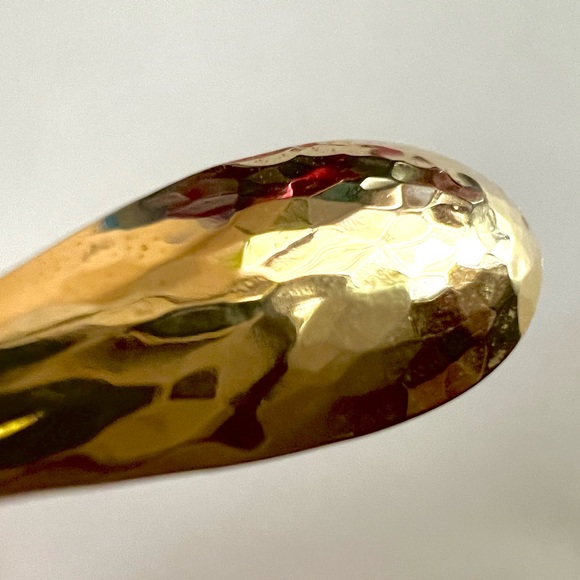 14k gold James Avery drop hook earrings hammered marriage rings cross pendant - Picture 3 of 14